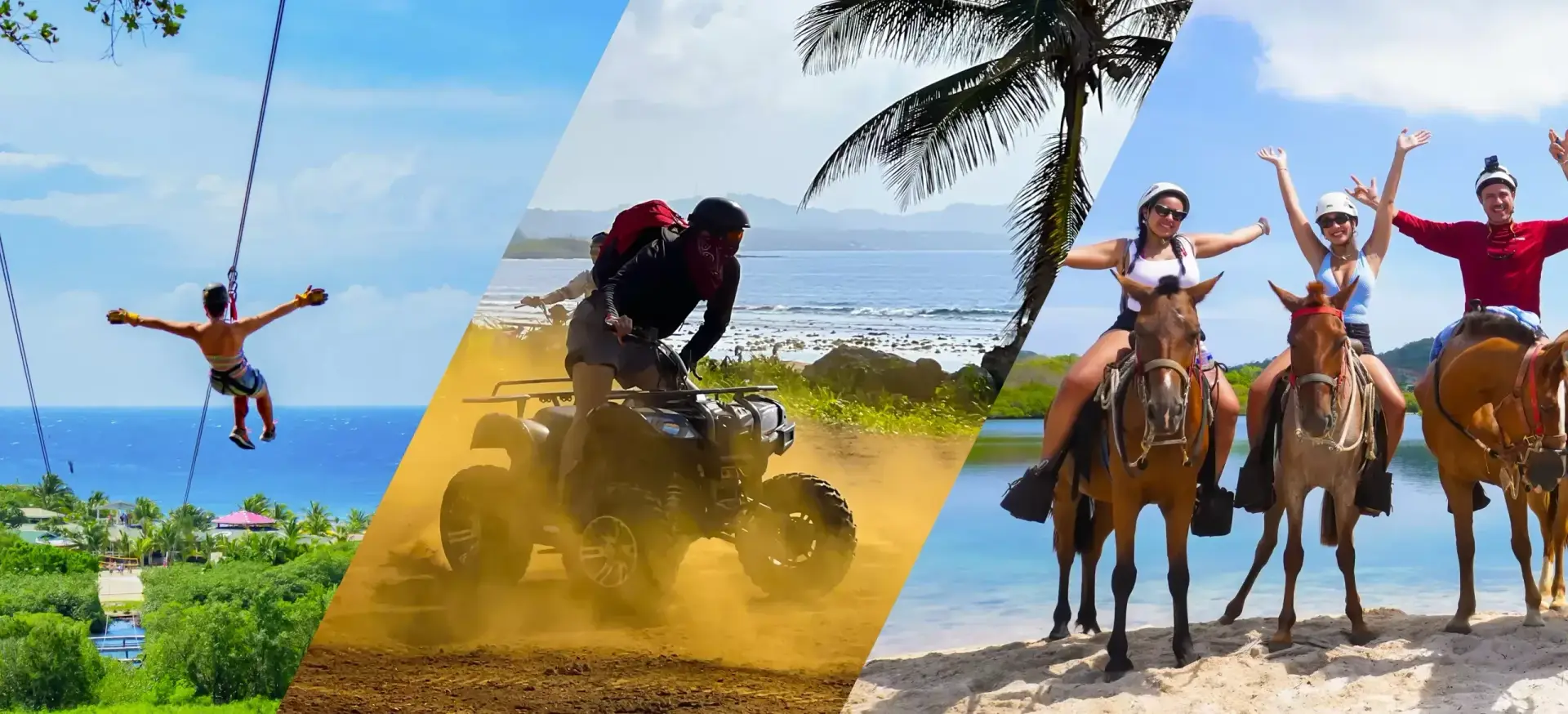 ピーチ Ultimate Adventure Package: Horseback, Zip Line & ATV at Mahogany